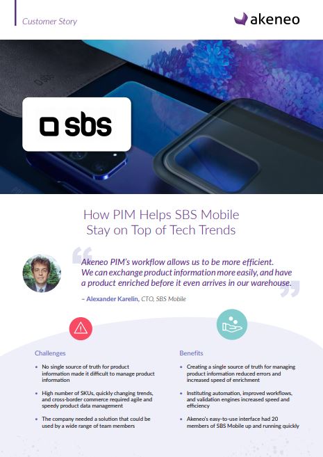 Wie der Hersteller von Smartphone-Zubehör SBS Mobile mit Akeneo PIM eine Single Source of Truth für Produktinformationen geschaffen hat.