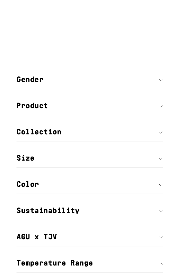 AGU sustainability filter