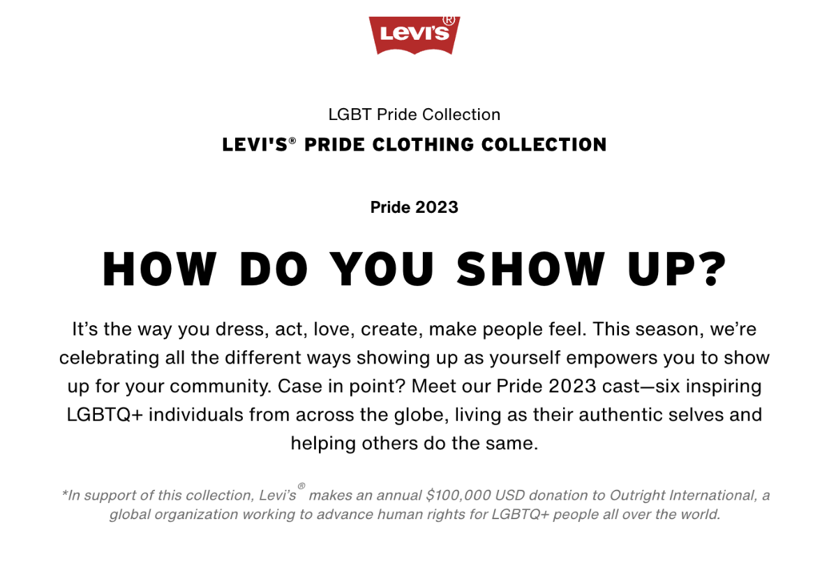 Levi's Pride Collection 2023