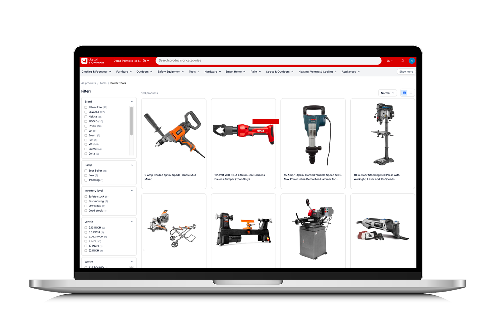 Akeneo Digital Showroom